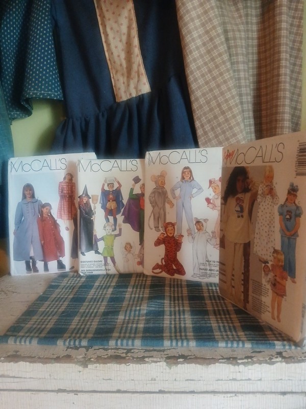 Vintage McCalls Children Clothing Patterns  Sizes 4-8 Lot Halloween Costumes