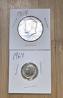 90% & 40% US Silver: 1967 Kennedy Half Dollar & 1964 Roosevelt Dime
