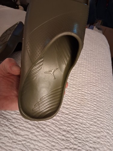 Jordan Post Slide Medium Olive  Women's Size 10 NWT  Fz6511-200 Great Gift - Picture 2 of 5