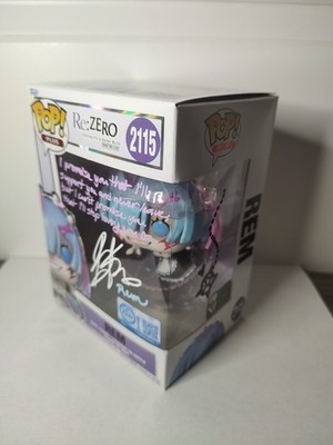 REM 2115 Re:Zero Funko Pop Signed By Brianna Knickerbocker
