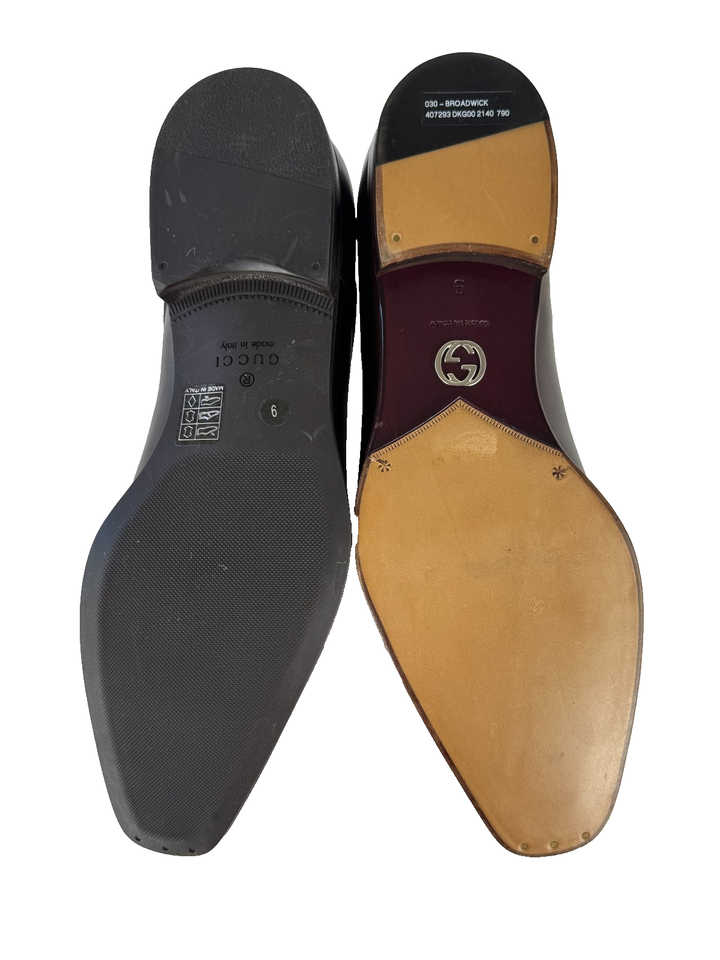 Gucci New Auth MisMatch Style Brown 9.5 US 9 UK 43 EU Lace Up Oxford ...