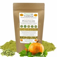 Organic Pumpkin Seeds Powder Fine Ground for Baking, Smoothies and other Recipes
