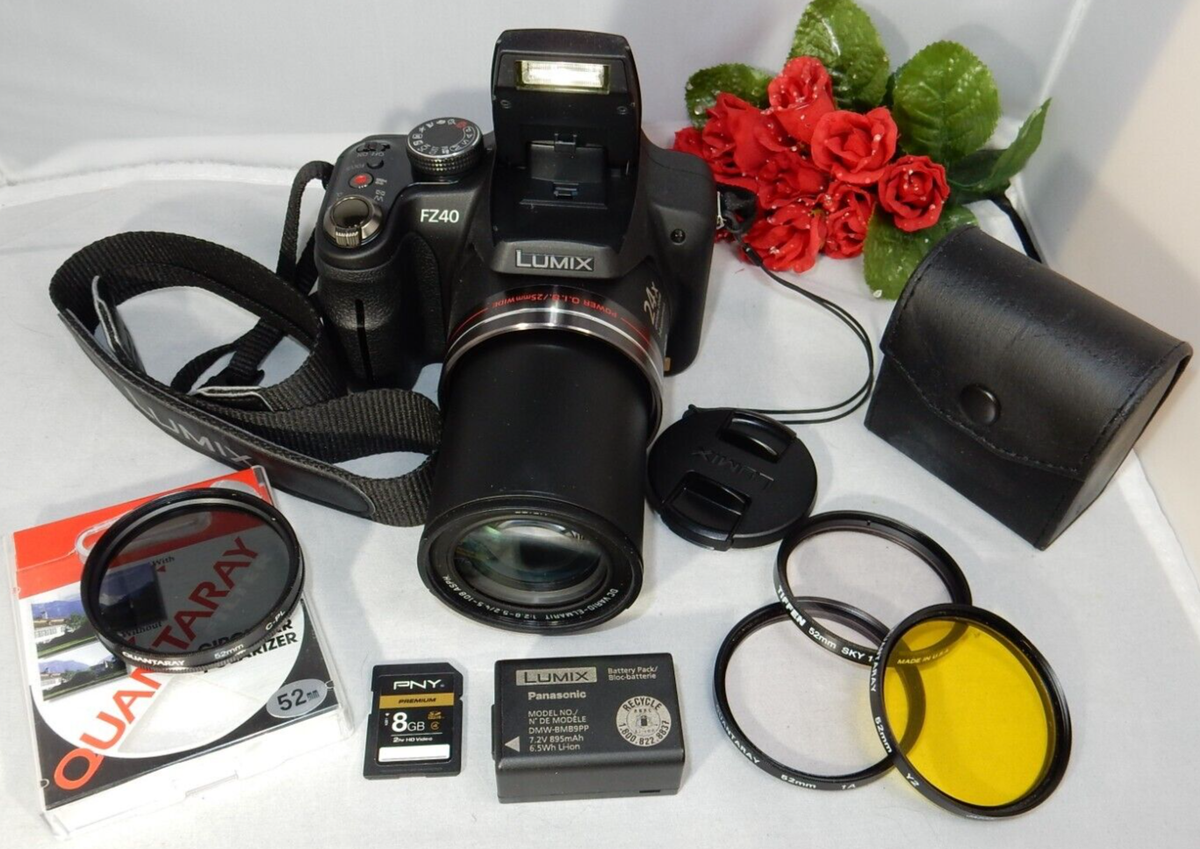 Panasonic LUMIX DMC-FZ40 14.1MP Digital Camera - Black | eBay
