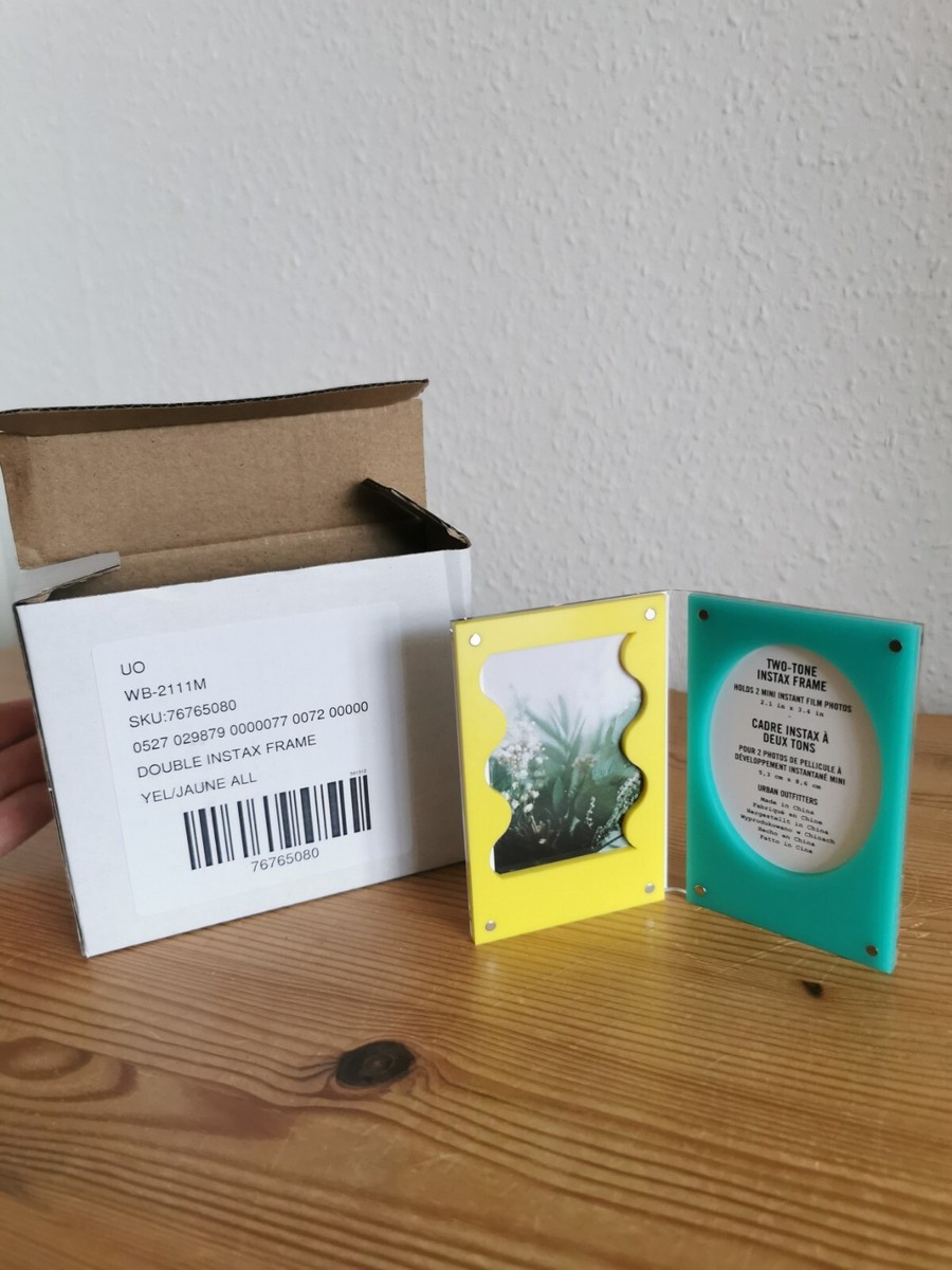 Urban Outfitters Fujifilm Mini Instax Double Photo Frame Brand New