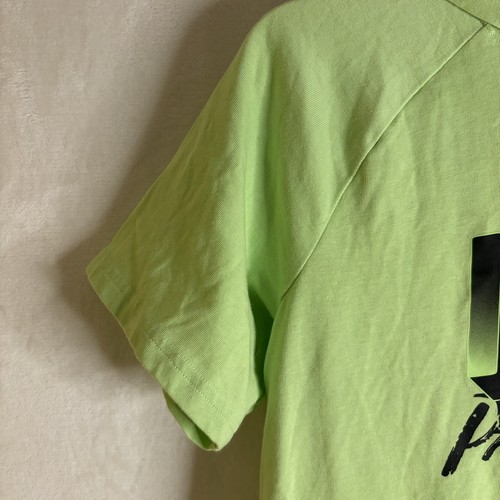 Under Armour Boys Project Rock Short Sleeve Hoodie Lime Green Iron Paradise YXL - Picture 4 of 10
