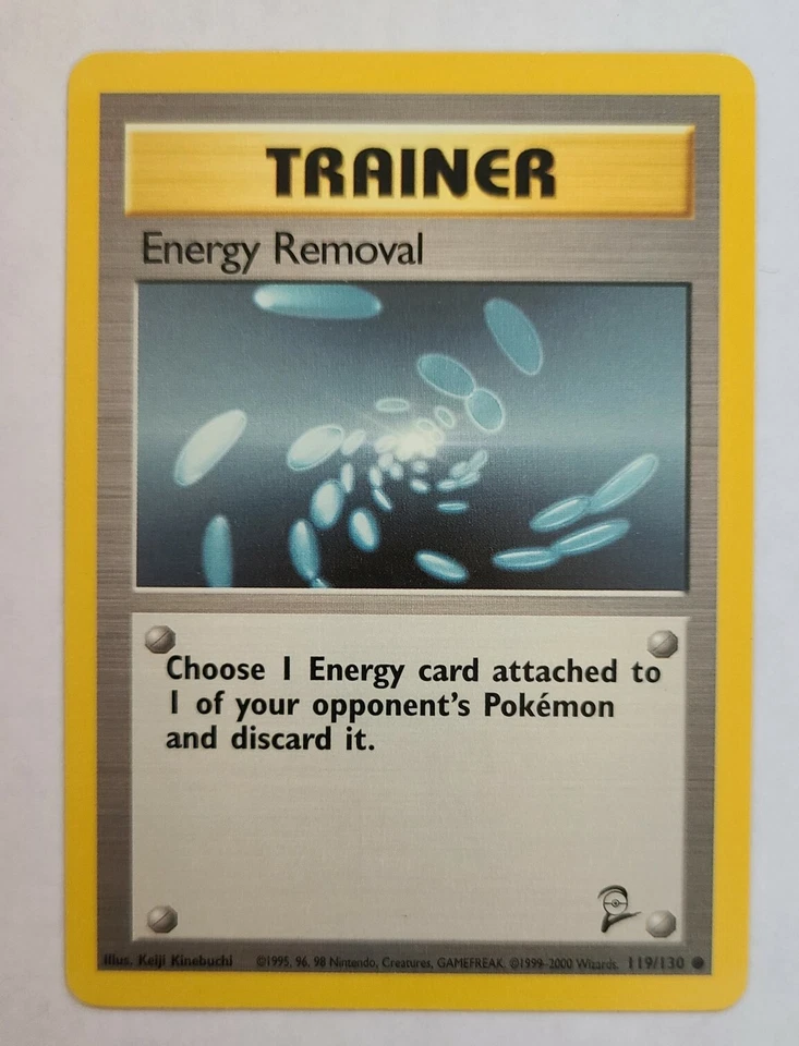 Pokémon ENERGY REMOVAL Trainer 119/130 Base Set 2 - Near Mint 🍒 - Image 2 of 4