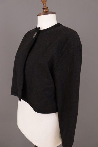 HELMUT LANG COLLECTION CALLA One Button Wool Knitted Cardigan Sweater Size 40 - Picture 7 of 16
