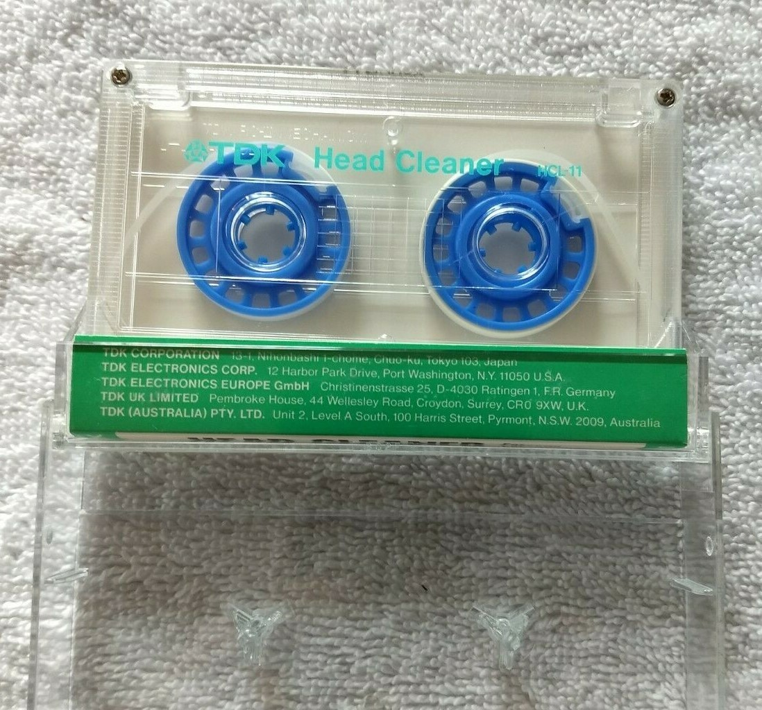 TDK HEAD CLEANER FOR CASSETTE TAPE RECORDERS HCL11 eBay
