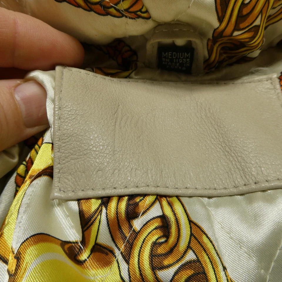 Abrigo de cuero Jacqueline Ferrar para mujer mediano largo cremallera completa capucha ribete de piel de coyote Foto 2 de 4