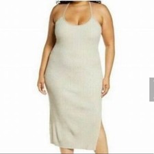 WAYF ‘98 ribbed dress in Sahara Sand size 3X NWT