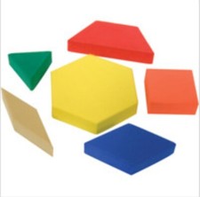 Geometric Pattern Blocks, Math Manipulatives