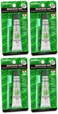 4 Pack Neutral Clubman Moustache Wax With Brush/Comb 14 g 0.5 fl oz Each