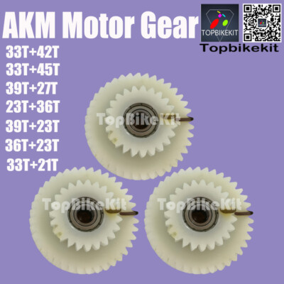 3pcs Gear set for Q100H motor AKM-100H 36V 350W gear set for replacement 