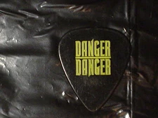 DANGER DANGER Logo & Bruno Ravel Face RaRe 1990's Concert Tour GUITAR PICK