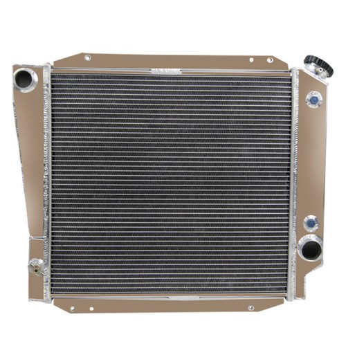 4 Row Aluminum Radiator Shroud Fan Relay For 1966-1977 Ford Early Bronco 5.0 V8 - Picture 6 of 12