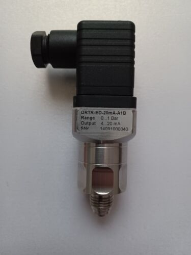 Drucktransmitter  ORTR-ED-20mA-A1B 0-1 bar 4-20mA Druckumformer Neu & Anleitung  - Bild 1 von 4
