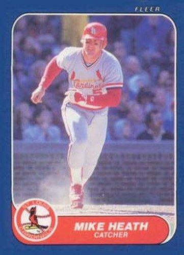 #U-50 Mike Heath - St. Louis Cardinals - 1986 Fleer Update Baseball