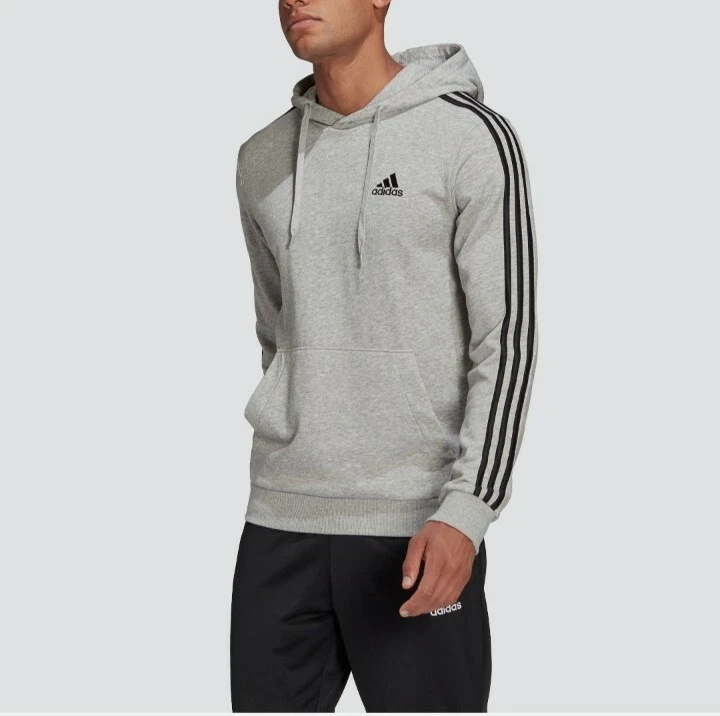 Mens Adidas Grey Hoodie Size M