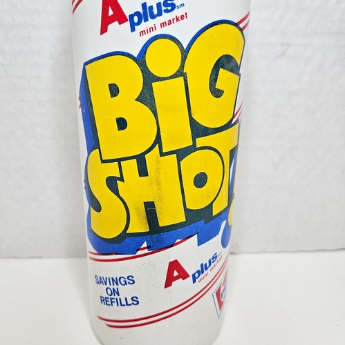 Vintage A Plus Mini Mart Market Gas Station Big Shot Water Sports Bottle Straw - Picture 9 of 23