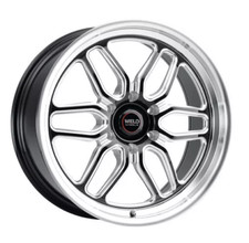 Mustang 350z 370z Weld Racing Laguna Drag 18x5 Wheel Gloss Black Milled