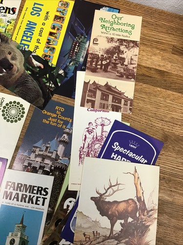 Vintage California Sightseeing Information Brochure Lot - Picture 4 of 11