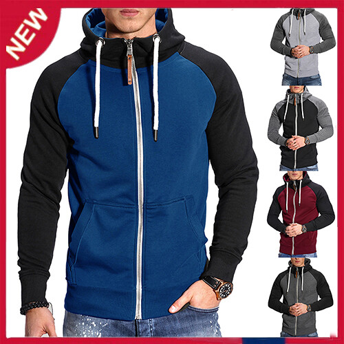 Sweat à Capuche Zippé Homme - Veste Polaire Sport Décontractée - Hiver Confortable Et Chaud - 6