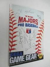 The Majors Pro Baseball Sega Game Gear Instruction Manual Booklet Only