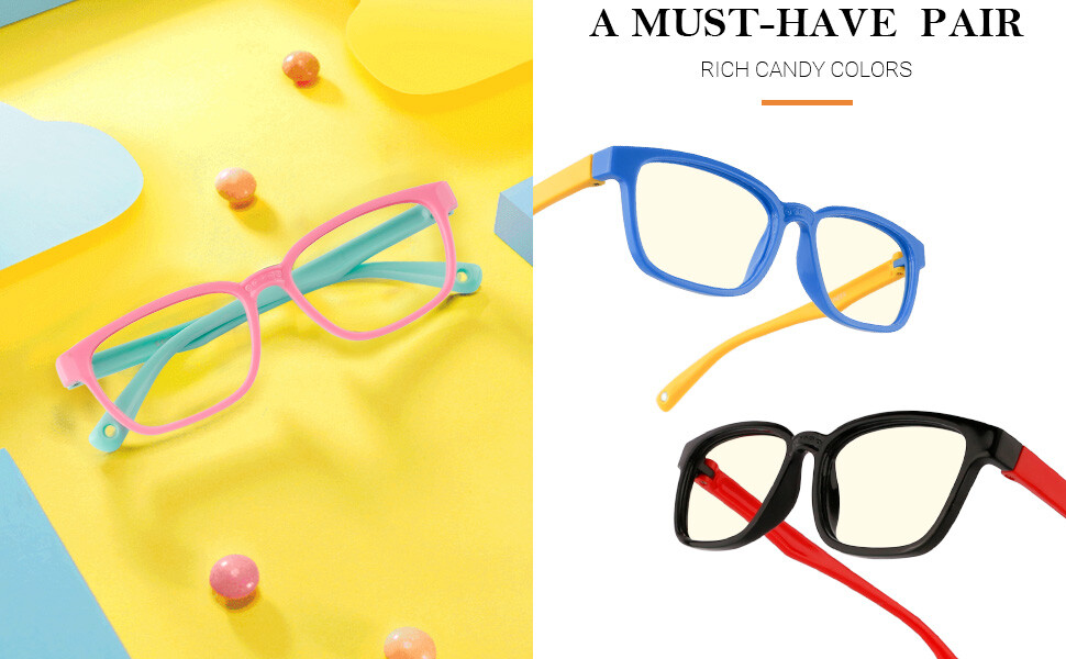 Kids Blue Light Glasses Mimoeye Blue Light Glasses for Kids Girls Computer Use-image