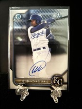 Wilmin Candelario 2022 Bowman Chrome 1st Autograph CPA-WC Kansas City Royals