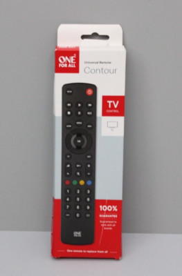 One For All Universalfernbedienung für Contour TV-Gerät Schwarz URC 1210 NEU