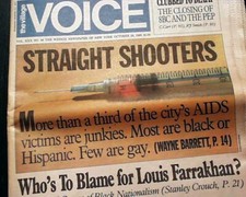 HIV / AIDS Retrovirus Disease DRUGS Junkies Needles Spread Report 1985 Newspaper