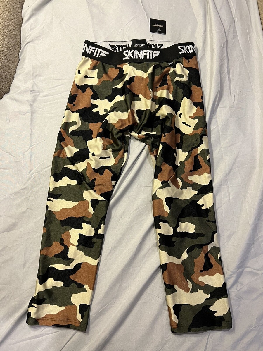 Men's Skinfit 3/4 Military Army Spandex Tights Compression Pants