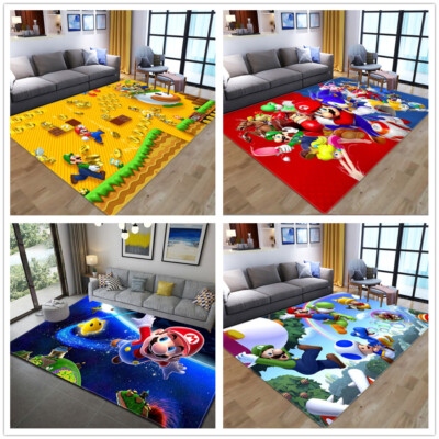 Schlafzimmer Türmatte 3D Super Mario Teppich Kinderteppich Fußmatten Bodenmatte