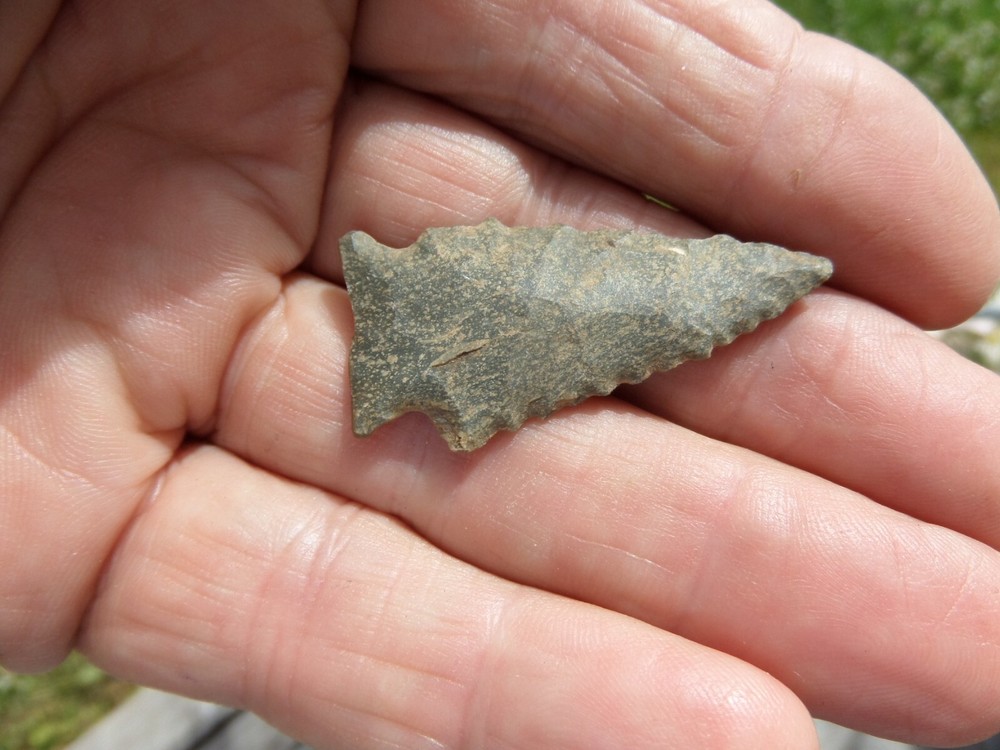 Authentic Native American Arrowhead from Randolph County NC  