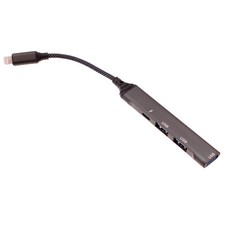 USB-C Adapter 4-in-1 TYPE-C Hub Charger Port Splitter for Cell Phones