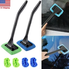 6× Car Window Cleaner Brush Kit Windshield Cleaning Wash Tool Inside Auto Glass