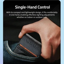 New SIRUI C60X 60W LED COB Video Light Portable Pocket Light CCT 2500-6500K CRI 