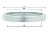 Knecht LX61 Luftfilter FüR Mercedes 124 C124 T-MODEL S124 W124 190 W201 1.8 2.0