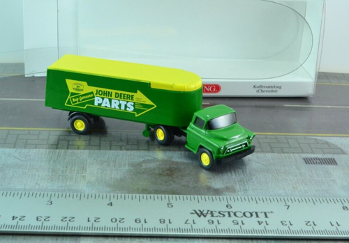 Wiking 052103 Old Timer FORD John Deere Tractor Trailer Truck 1:87 HO Scale - Picture 2 of 3
