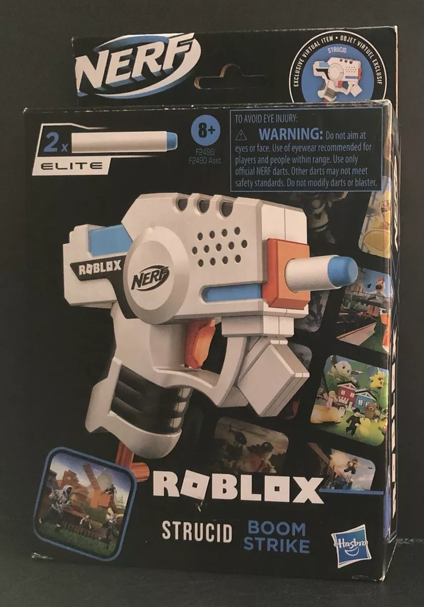 NEW ROBLOX Strucid BOOM Strike Nerf Dart Gun With Virtual Item