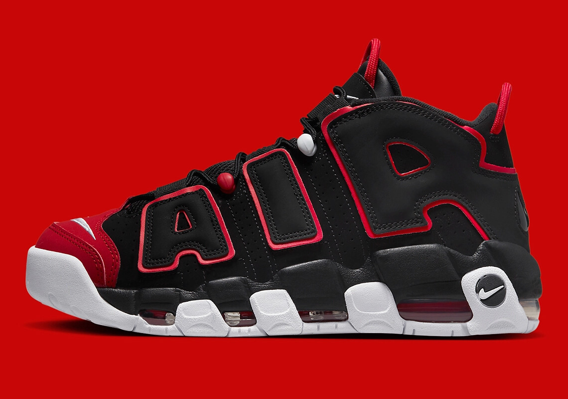 Nike Air More Uptempo &#039;96 Shoes &#034;Red Toe&#034; Red FD0274-001 Men&#039;s | eBay