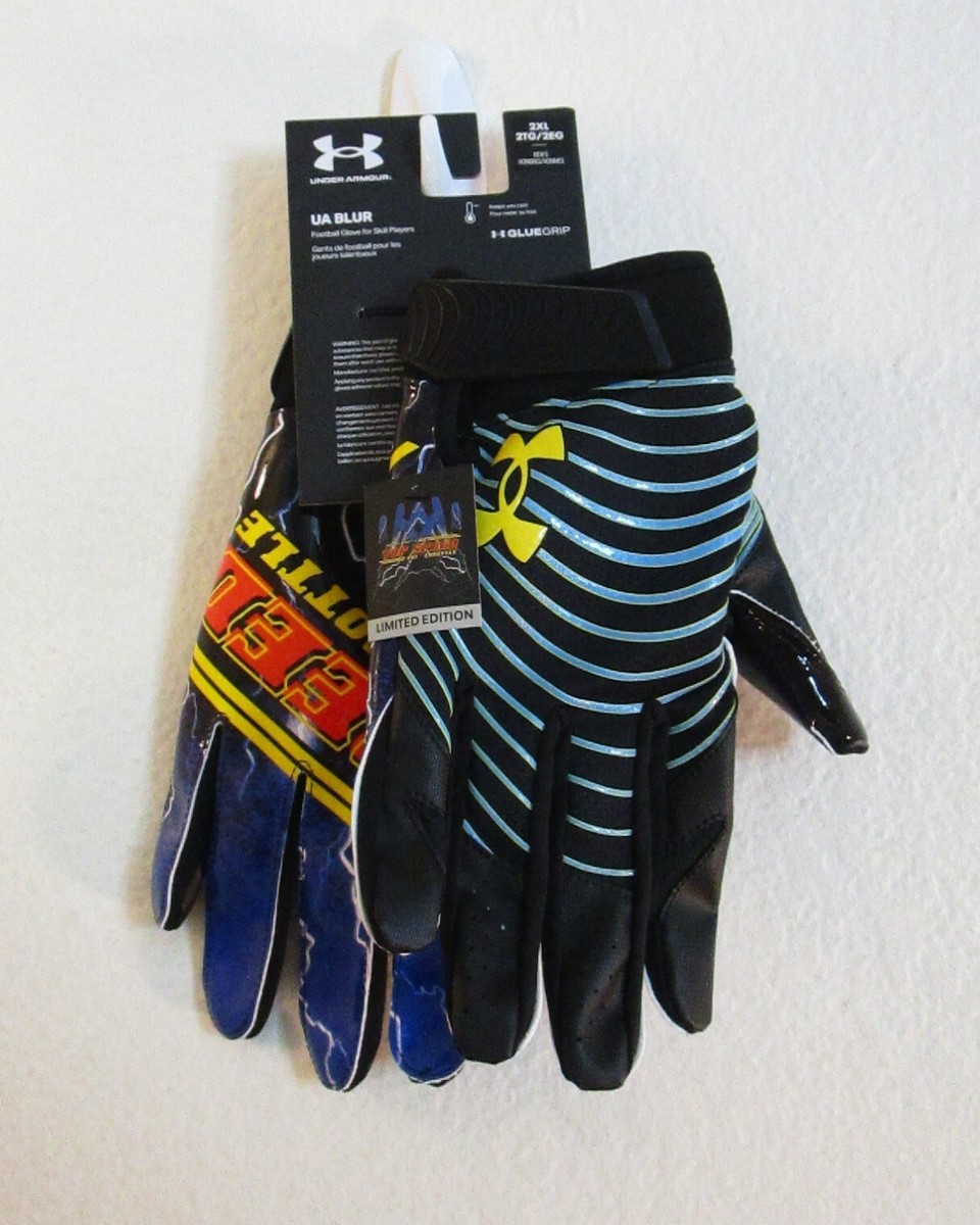 Hotelkalingaashok Yellow Under Armour Football Gloves Football