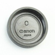 Canon 25mm - Size C Mount - Black Plastic Screw-On - Rear Lens Cap