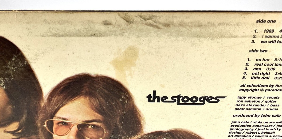 THE STOOGES S/T 1969 LP VG Vinyl Record Elektra 1st Album