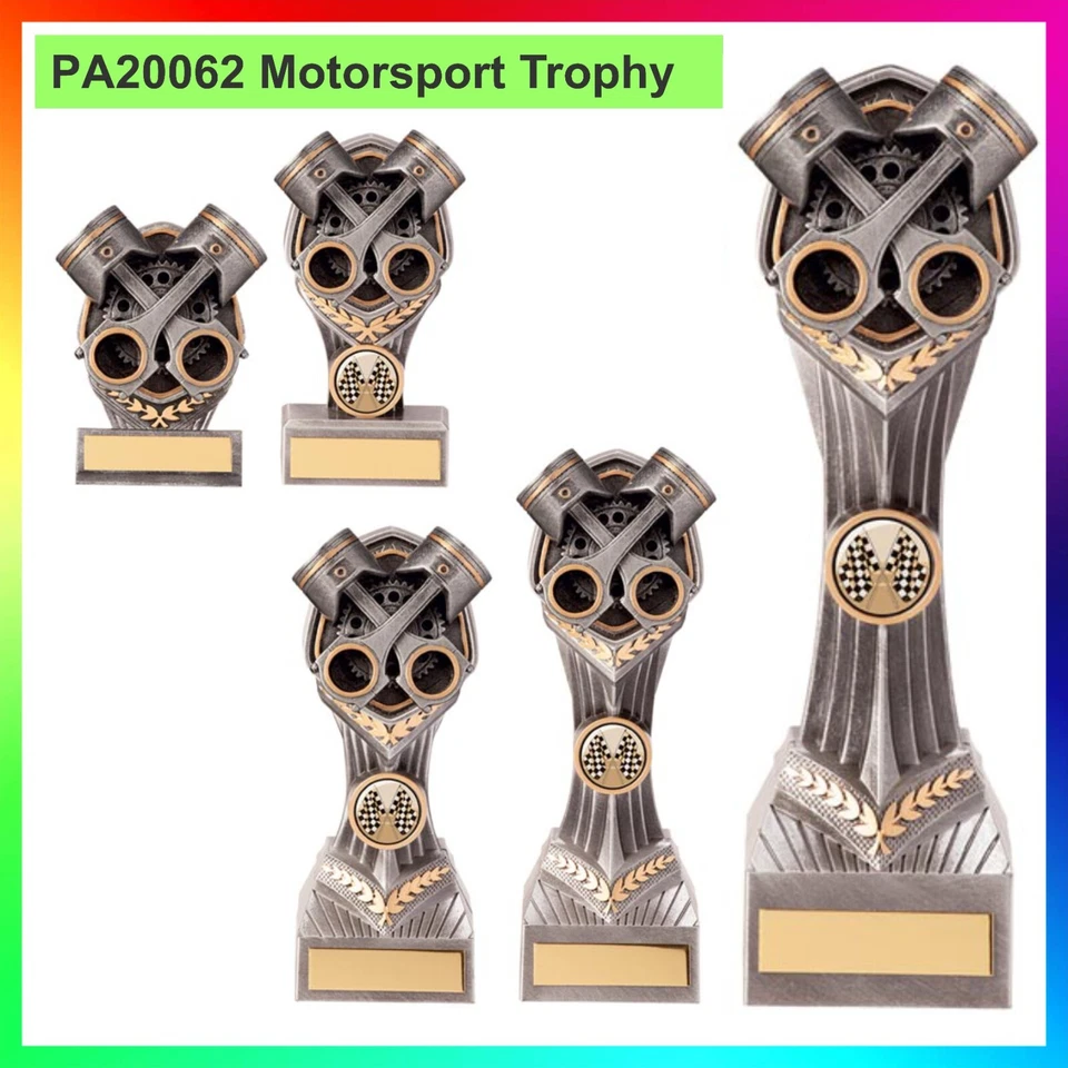 TROPHY PLANET MOTORSPORT TROPHÄE - Falcon Pistons Award/Trophäen KOSTENLOSE GRAVUR im Wert von 6,99 ?