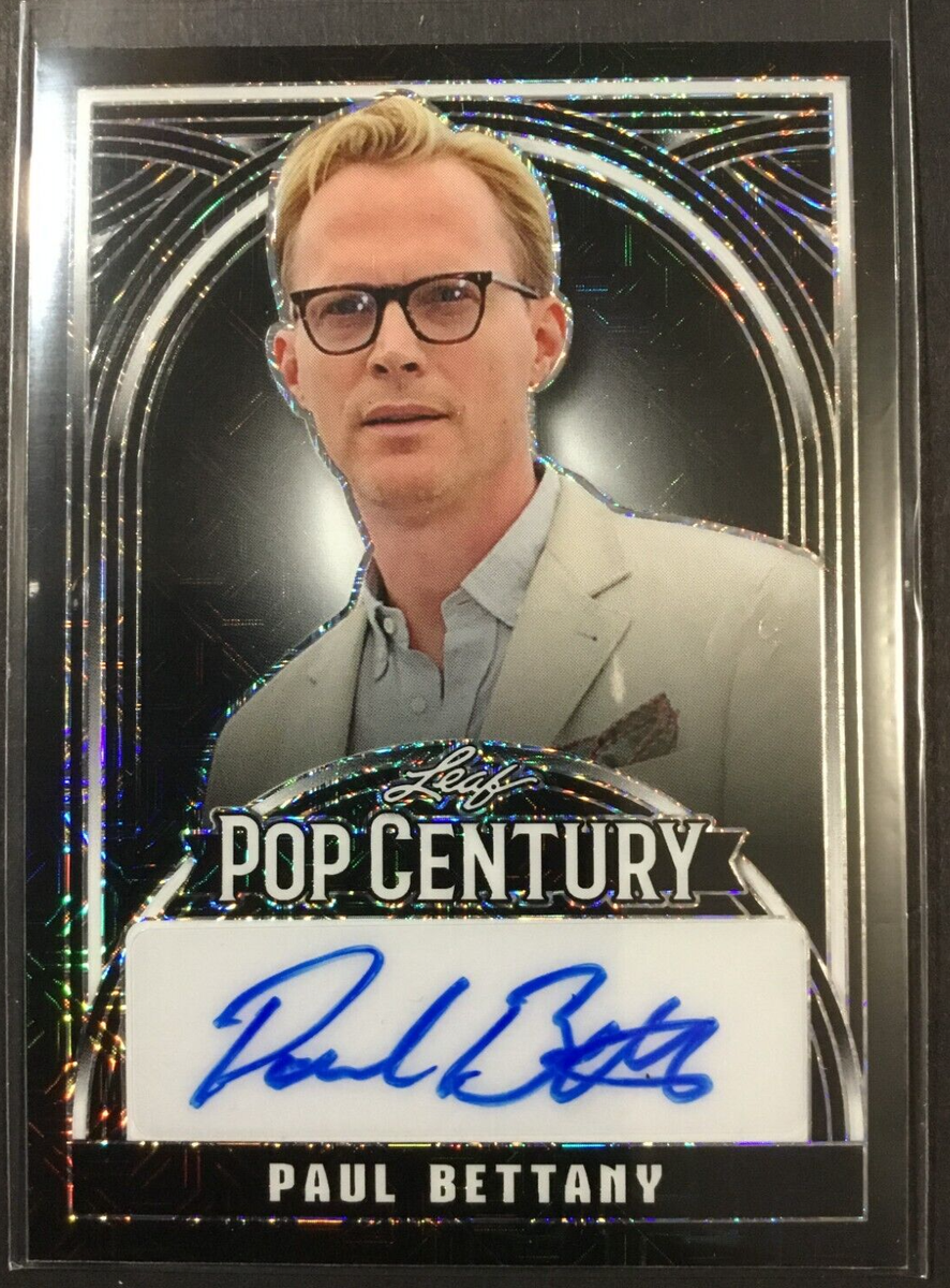 ☆1/1☆ 2023 Leaf Metal Celebrity Paul Bettany ポールベタニー 直筆