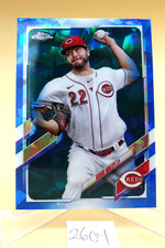 WADE MILEY TOPPS CHROME SAPPHIRE BLUE BASE CINCINNATI REDS #638 NM+