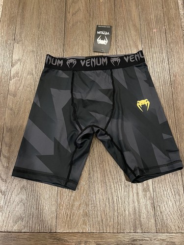 Venum UFC Authentic Fight Compression Shorts - Black Vale Tudo Tights M New