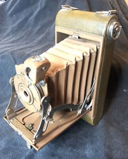 Vintage Eastman KODAK NO. 1 Pocket JR. KODO Brown Folding Camera 