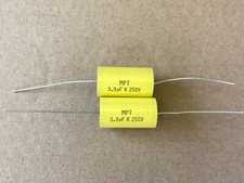 2 x 3.9uF 250V 3.9mfd NP Non Polarized Crossover Audio Capacitor MPT Film